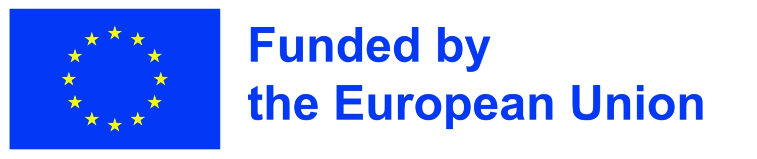 EU-loggo med texten Funded by the EU
