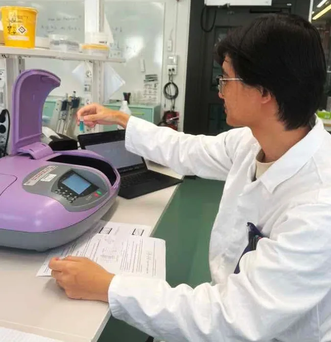 Hoang, student biomedicinska analytikerprogrammet