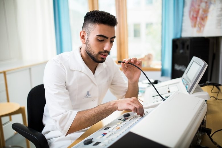 Mohamed, audionomstudent