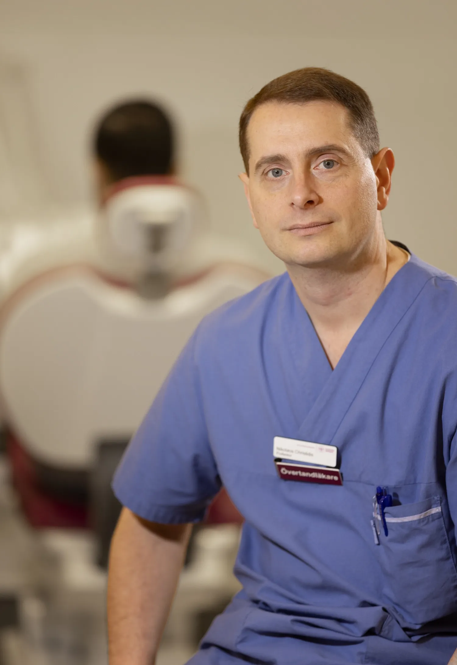 Porträtt av Nikolaos Christidis.