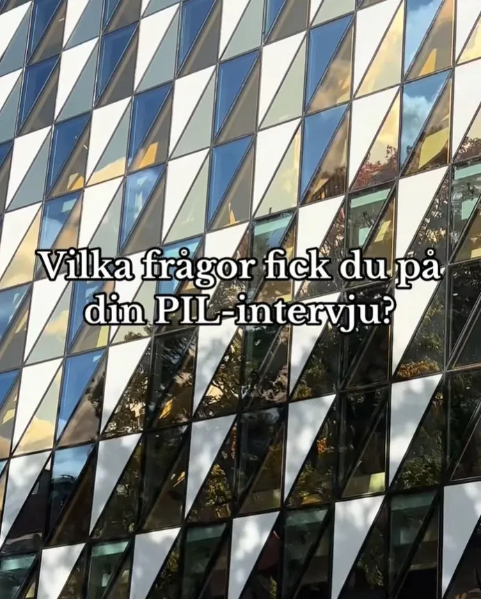 KI: byggnad Aula medica med texten Vilka frågor fick du på din PIL-intervju?