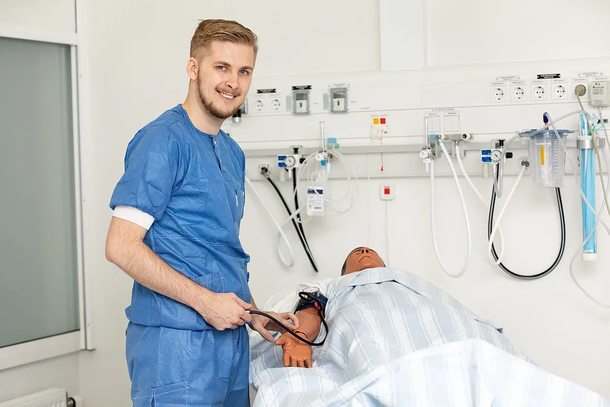 Erik, student på sjuksköterskeprogrammet