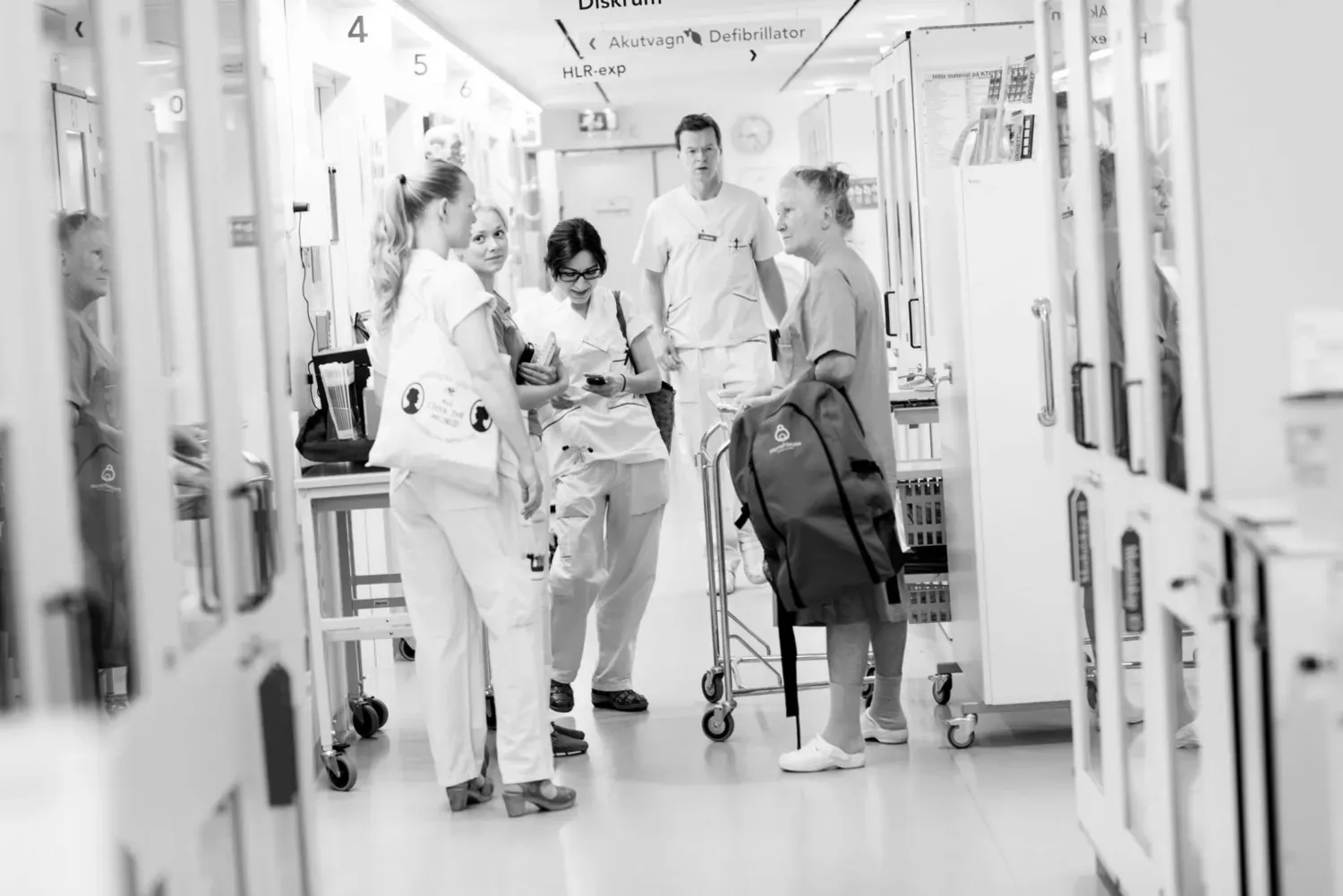 Foto på sjukhusmiljö.