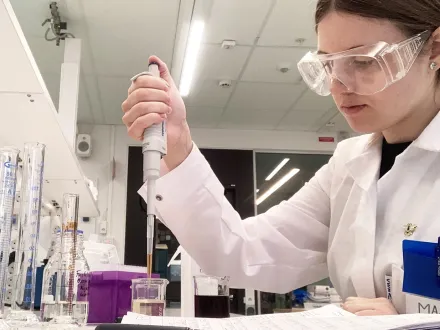 Maja, student biomedicinska analytikerprogrammet