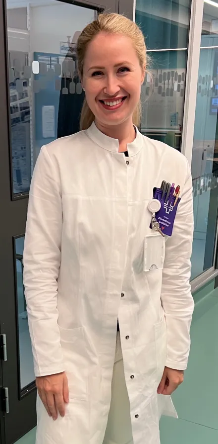 Thea, student på biomedicinska analytikerprogrammet