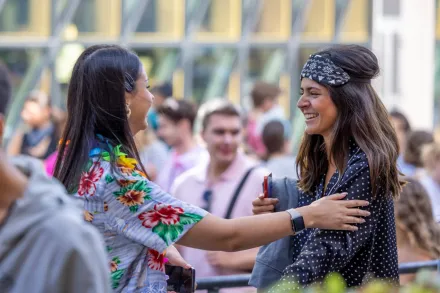 Studenter på välkomstdag höstterminen 2024.